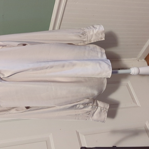 Nwt Prologue long sleeve blouse Collared hidden buttons women's large - Picture 9 of 14
